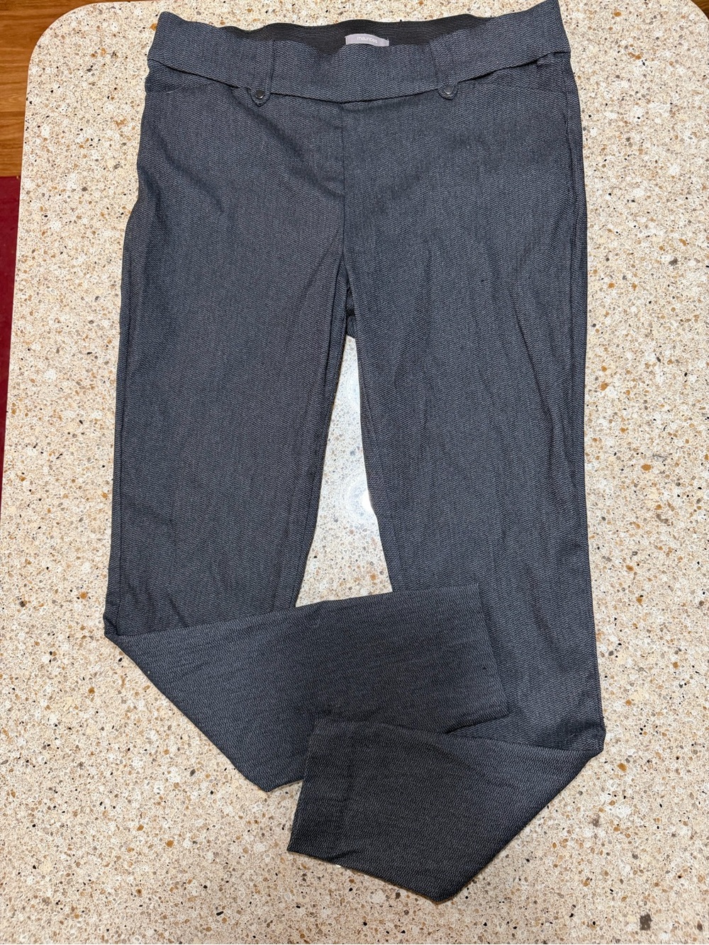 Maurices Women's Dark Gray Slim Dress Trousers